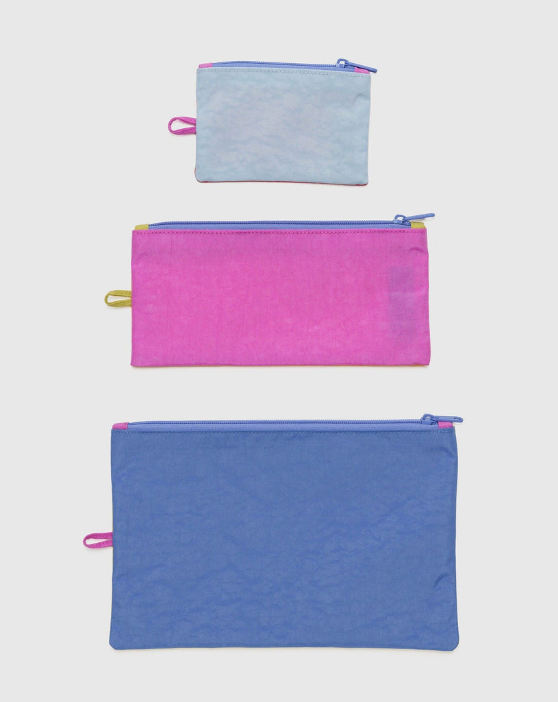 Flat Pouch Set in Vacation Colorblock