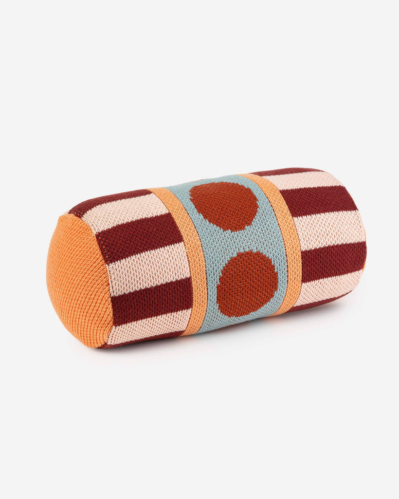 Stripe Dot Bolster Pillow