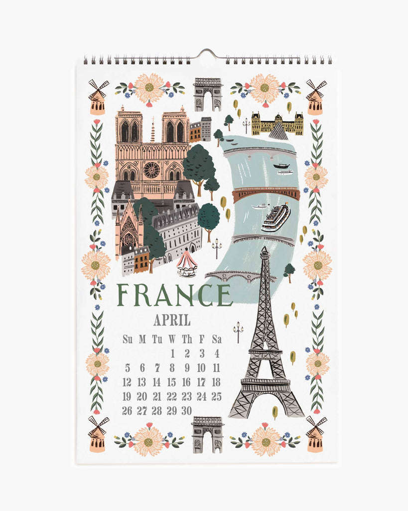 2026 World Travel Wall Calendar