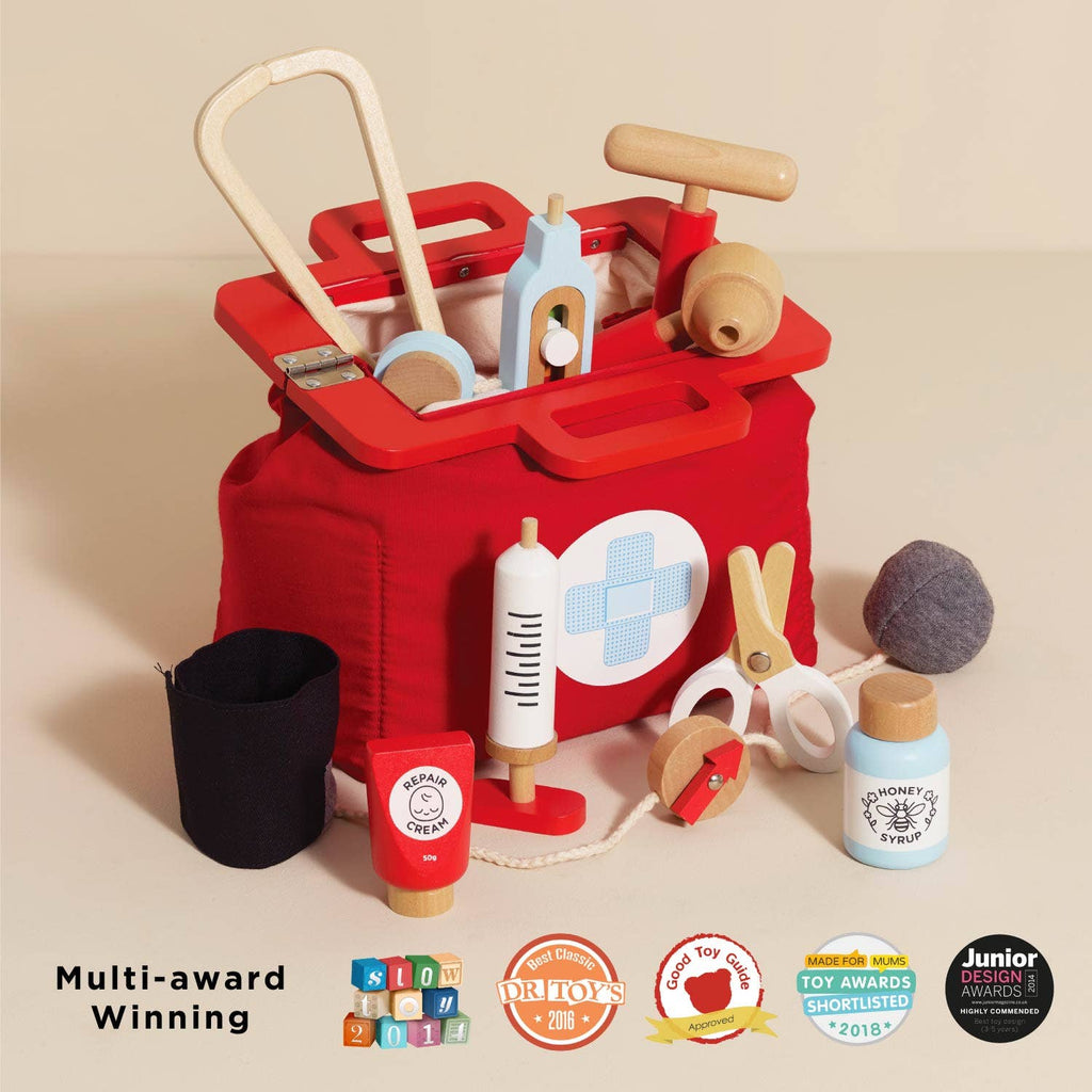 Vinatge Doctor Wooden Kit