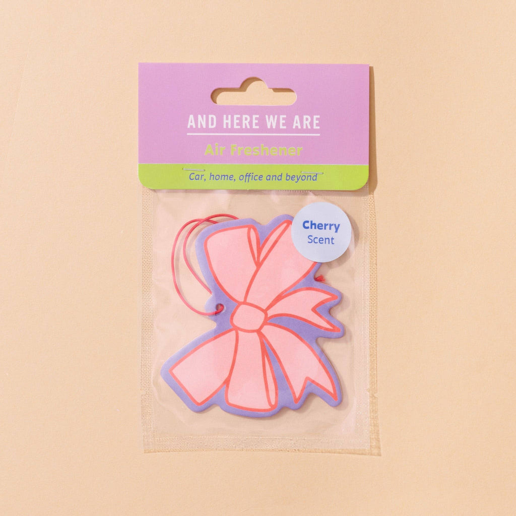 Classic Bow Air Freshener in Cherry
