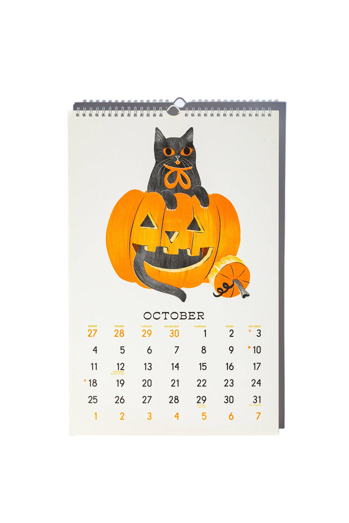 2026 Risograph Wall Calendar - Butterfly Days