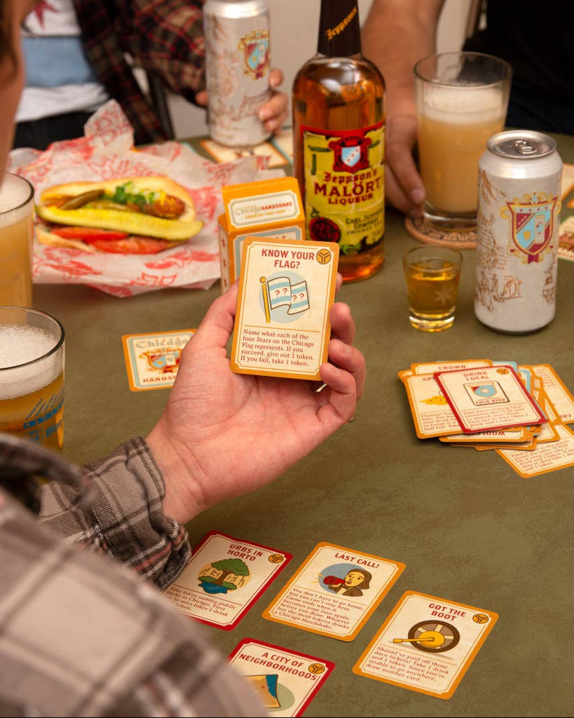 Chicago Handshake Drinking Card Game