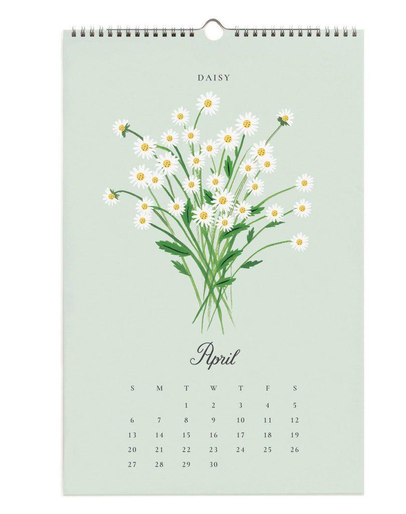 2025 Say It With Flowers Wall Calendar