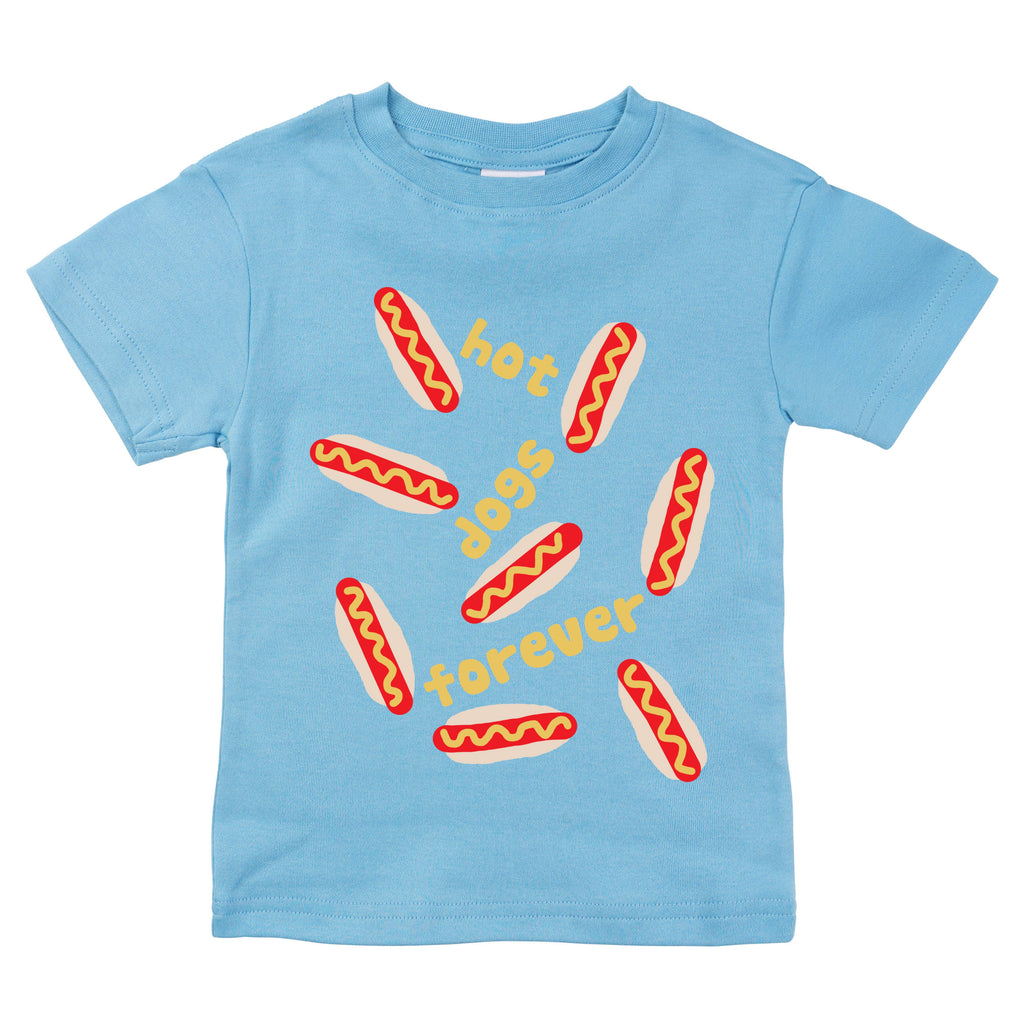 Hot Dogs Forever Funny Food Toddler Kids Youth Shirt