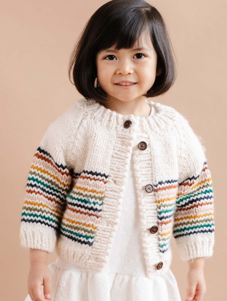 Stripe Cardigan in Retro