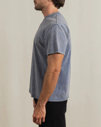 Awake Band Tee in Indigo