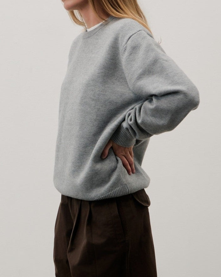 Ayers Sweater in Heather Grey