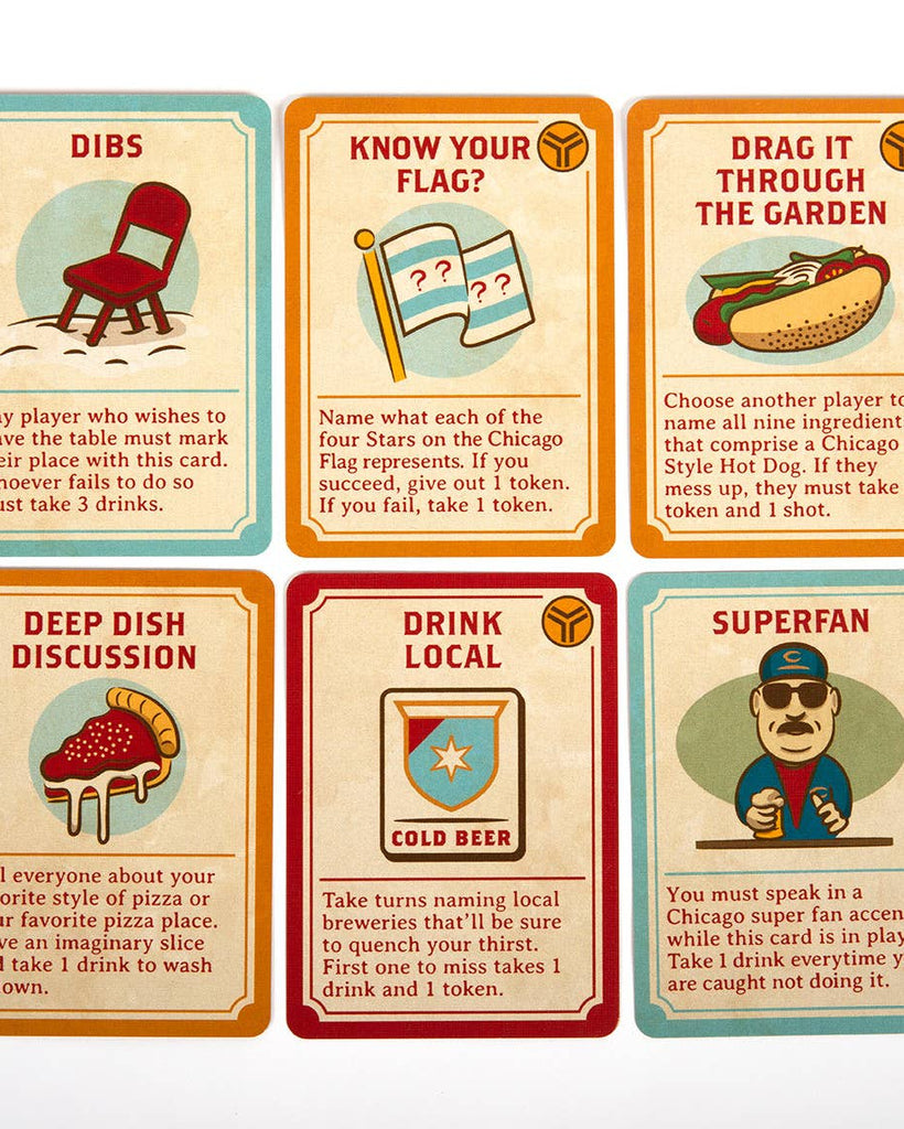 Chicago Handshake Drinking Card Game