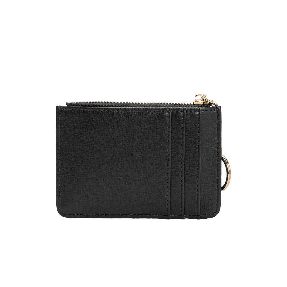 Kara Vegan Wallet in Black