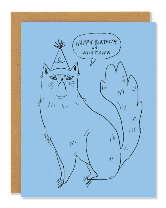 Whatever Birthday Card