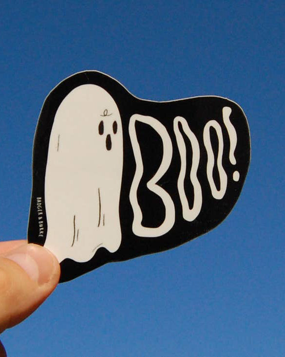 Boo Sticker
