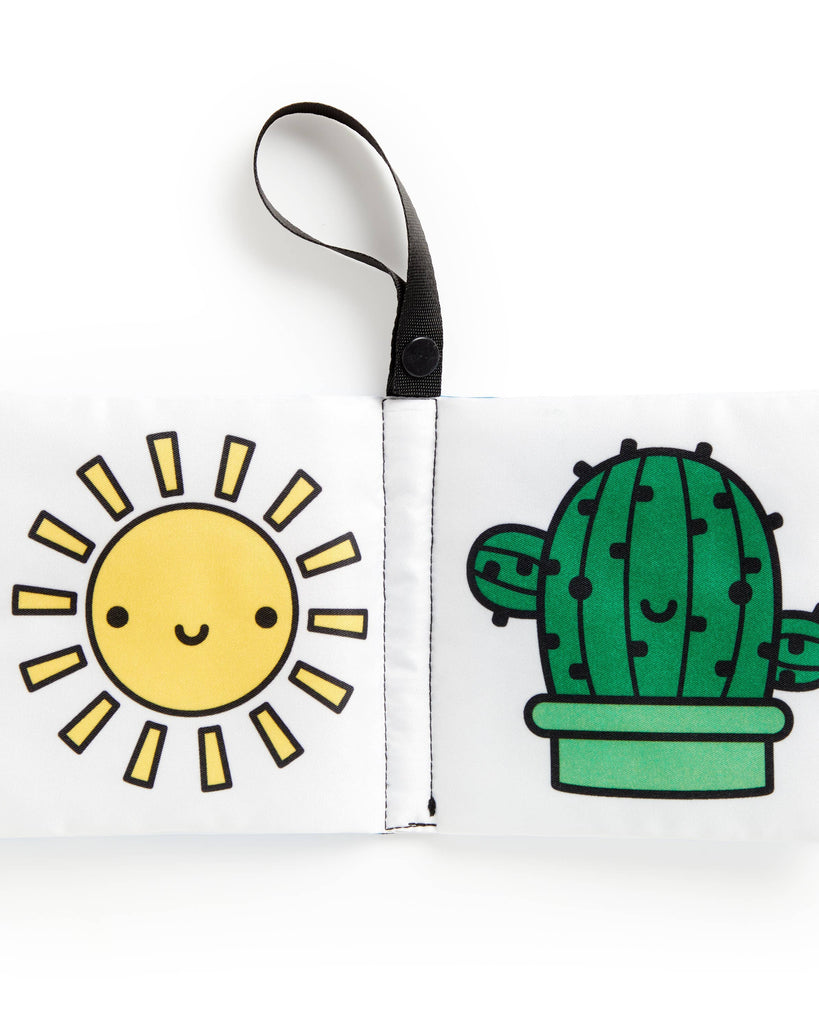 Rainbow World Crinkle Fabric Stroller Book