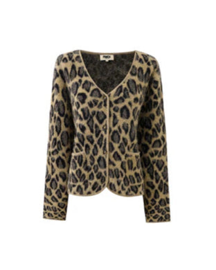 Begonia Cardigan in Leopard