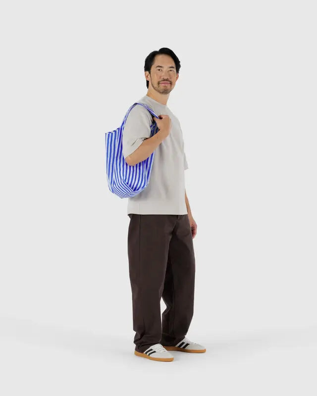 Standard Baggu in Blue Painted Stripe