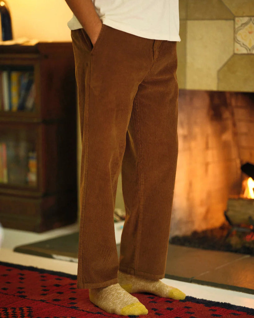 Boat Pants in Brown Corduroy