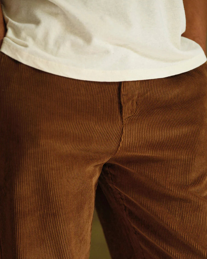 Boat Pants in Brown Corduroy