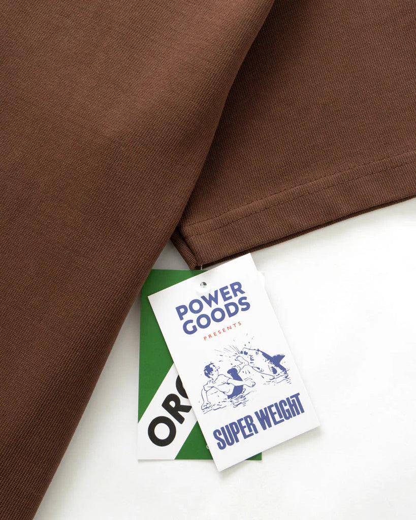 Super Weight Tee in Brown