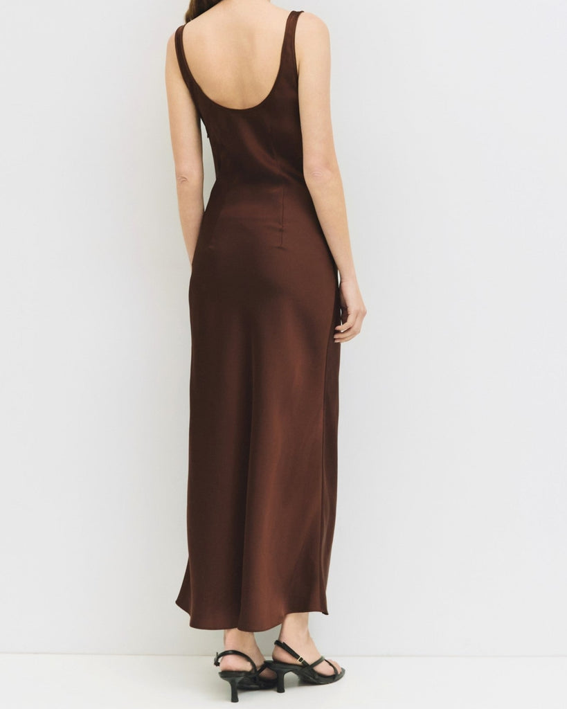 Saylor Dress in Brown