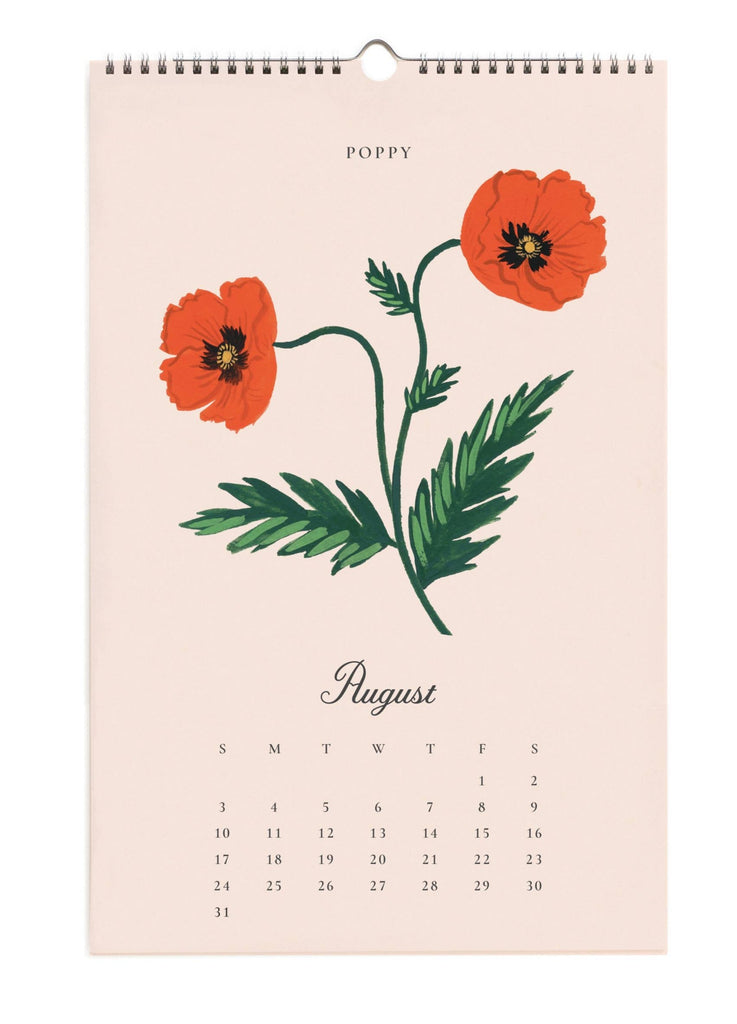 2025 Say It With Flowers Wall Calendar