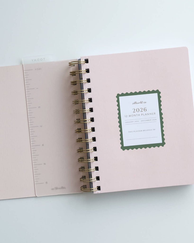 2026 Pocket Size Planner in Coral Floral