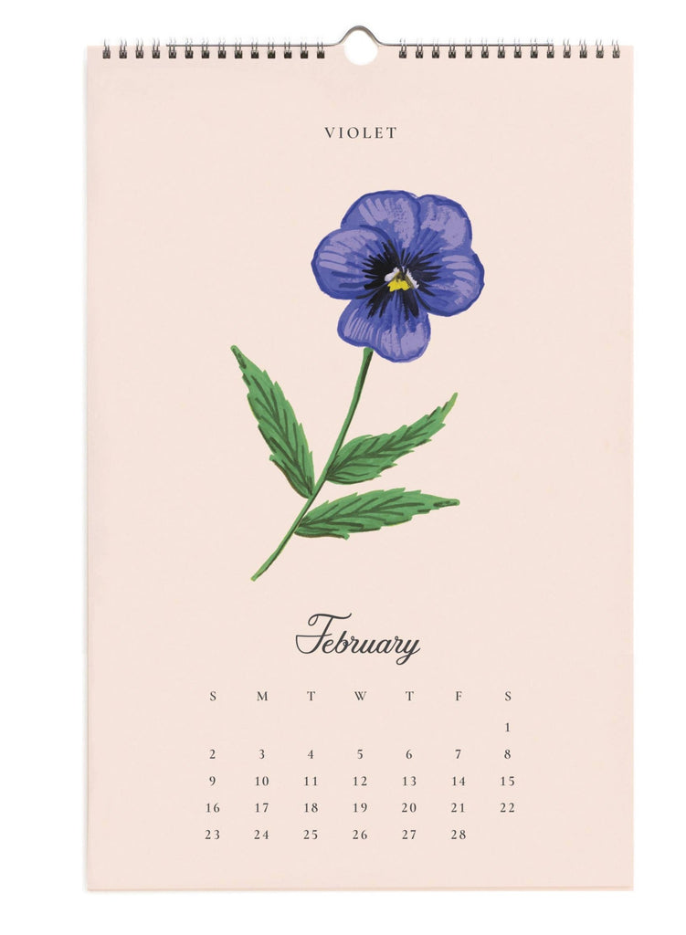 2025 Say It With Flowers Wall Calendar