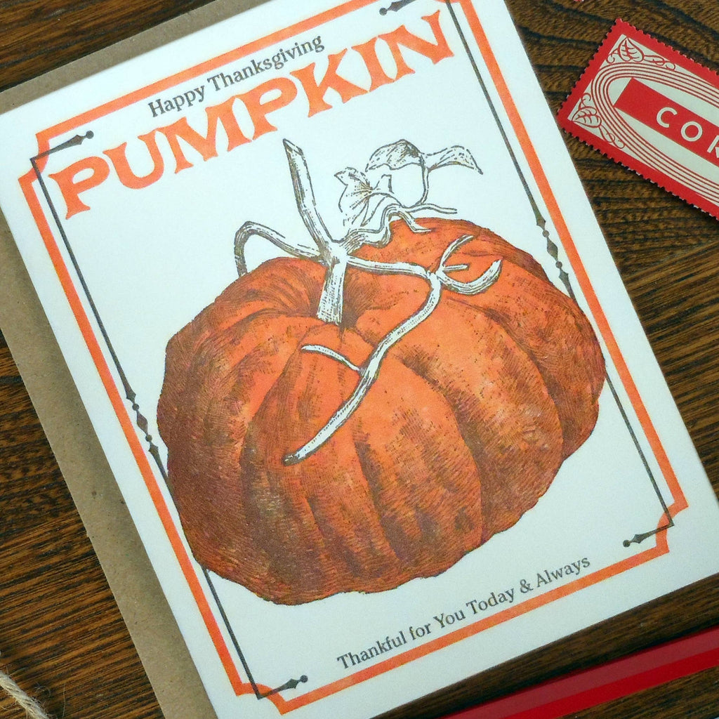 Thanksgiving Pumpkin Seed Pack Card