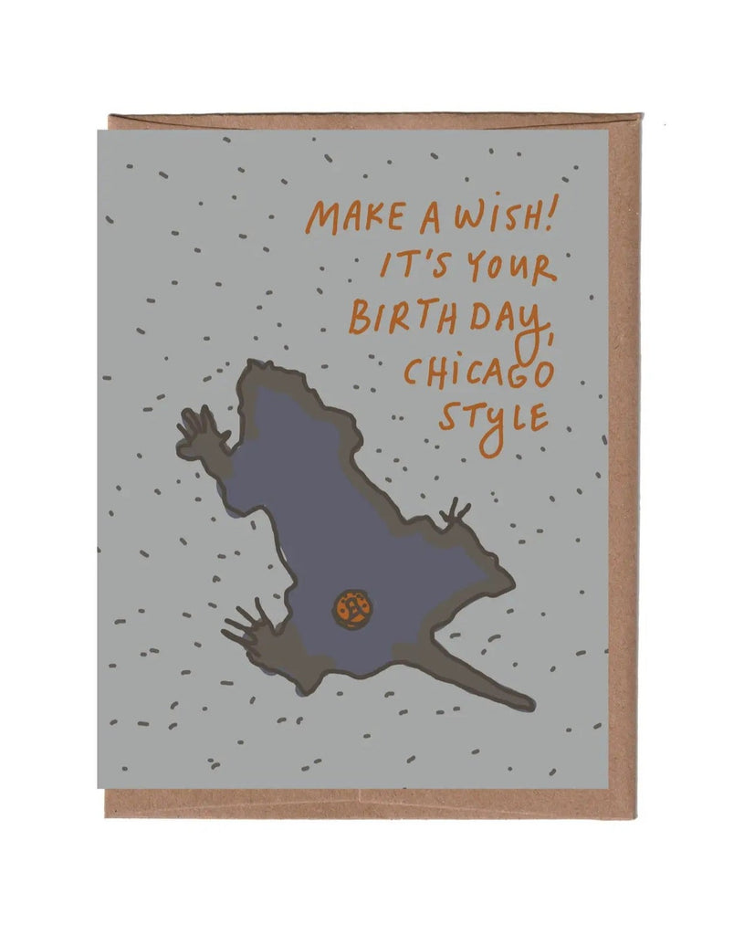 Chicago Rat Hole Birthday Card