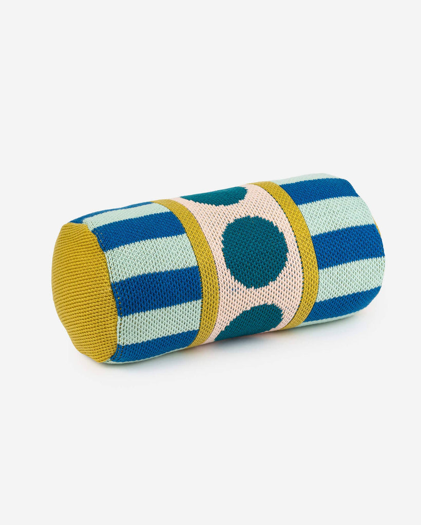 Stripe Dot Bolster Pillow