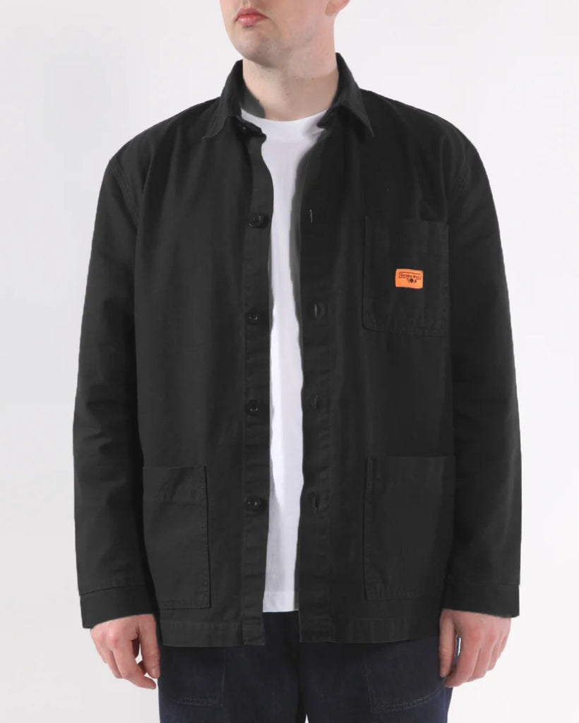Canvas Chore Shirt in Black