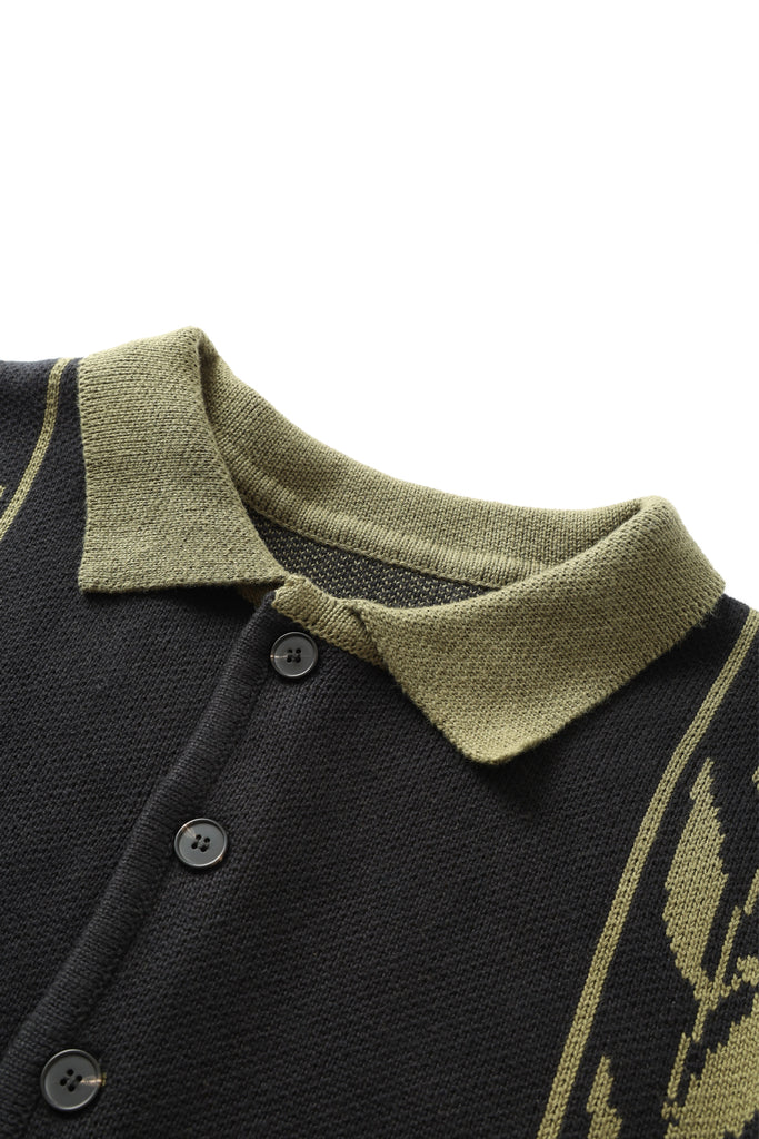 Olive Branch Pullover in Black