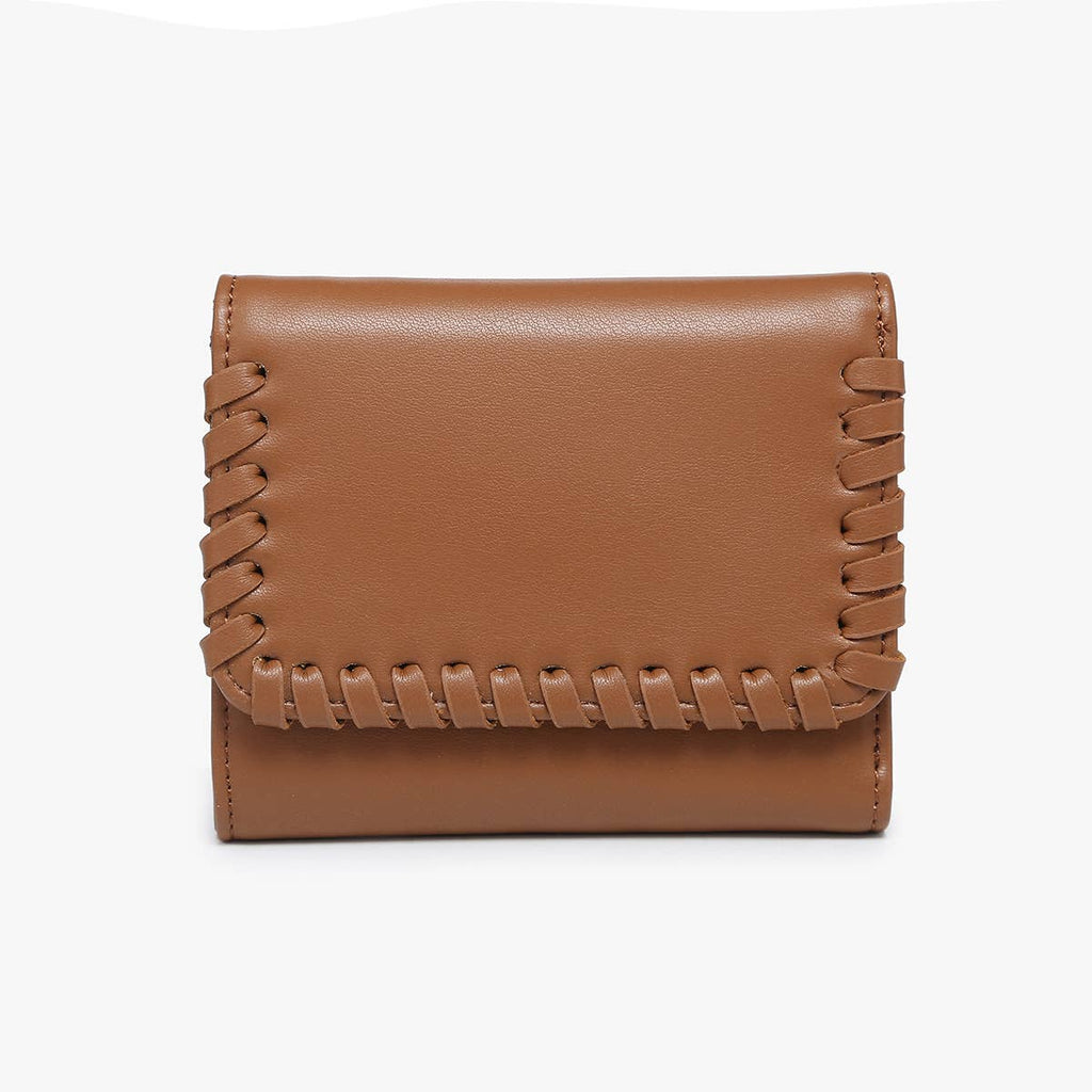 Logan Whipstitch Tri-fold Wallet