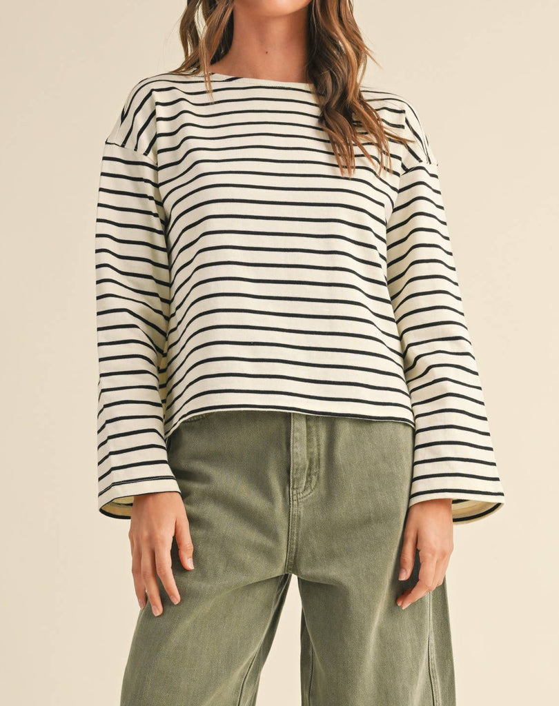 Joy Striped Tee