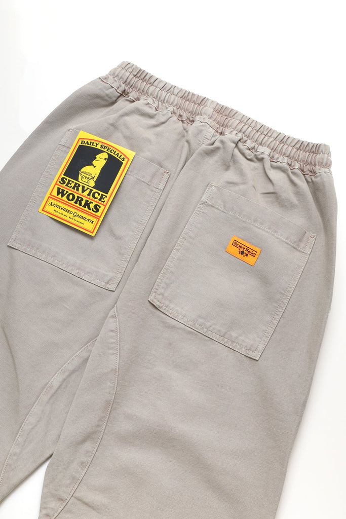 Canvas Chef Pant in Stone