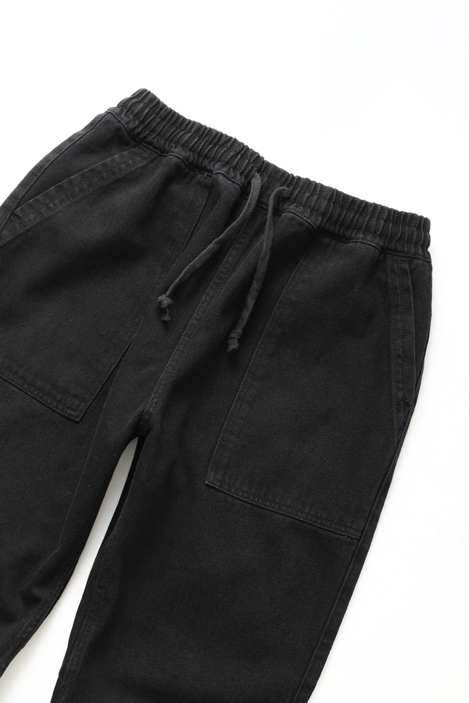 Denim Chef Pant in Black