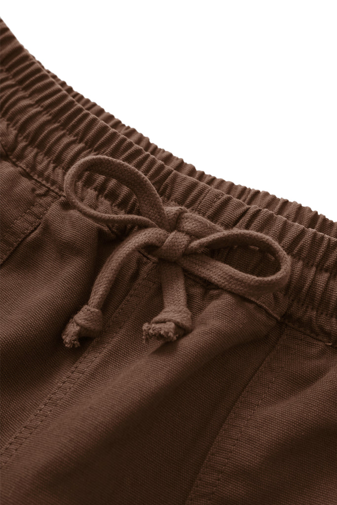 Canvas Chef Pant in Brown