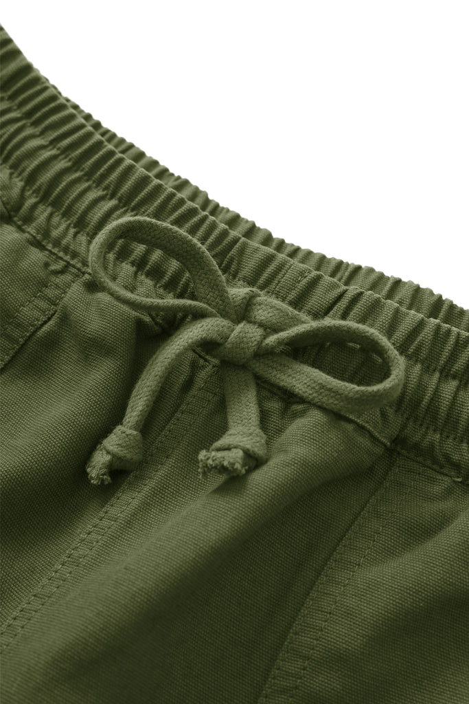 Canvas Chef Pant in Olive