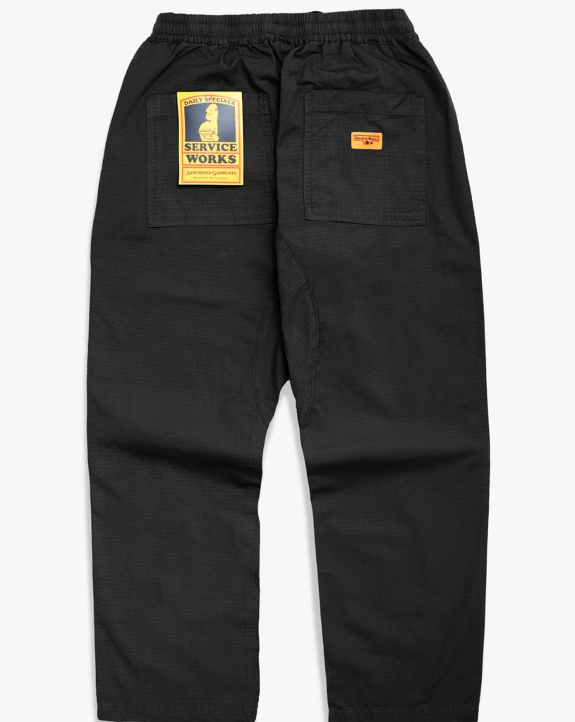 Ripstop Chef Pants in Black
