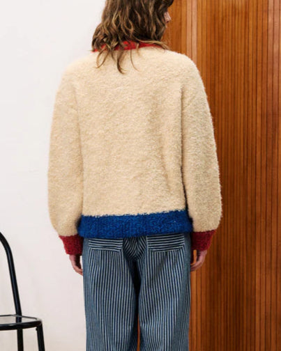 Cyclamen Cardigan in Creme