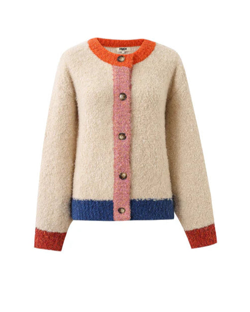Cyclamen Cardigan in Creme