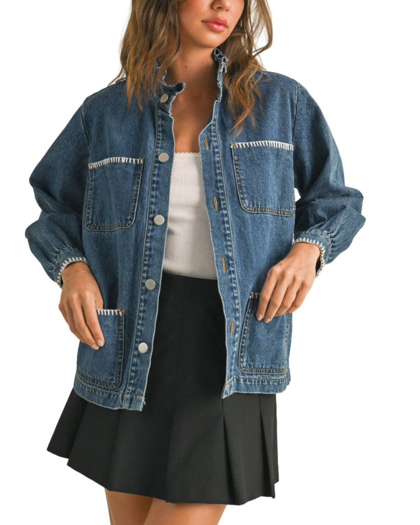 Jules Stitch Denim Jacket