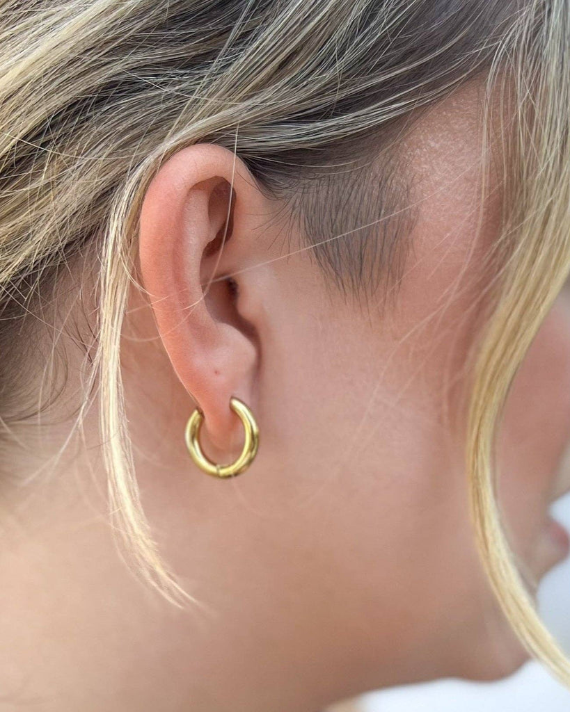 Gold Infinity Hoop