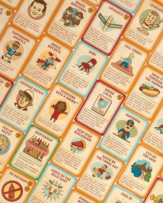 Chicago Handshake Drinking Card Game