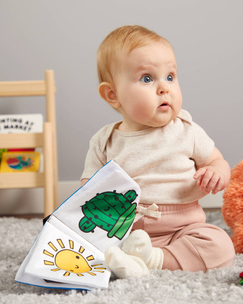Rainbow World Crinkle Fabric Stroller Book