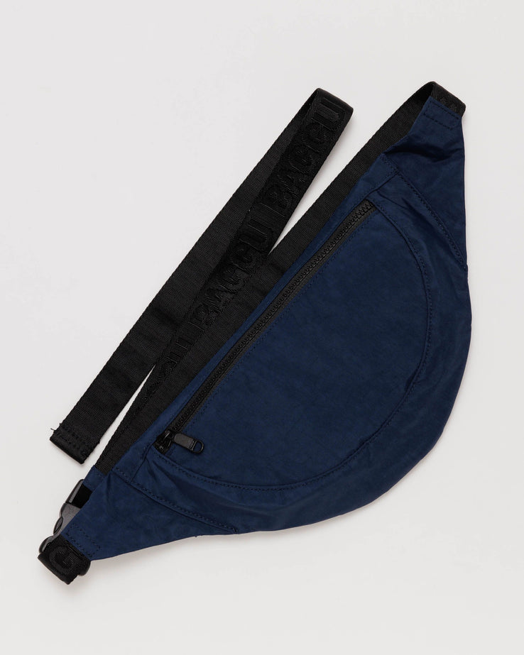 Crescent Fanny Pack in Navy