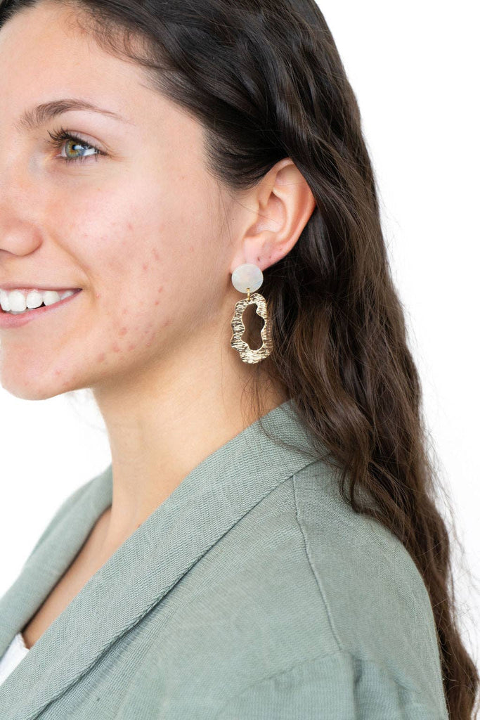Marley Earrings in Iridescent