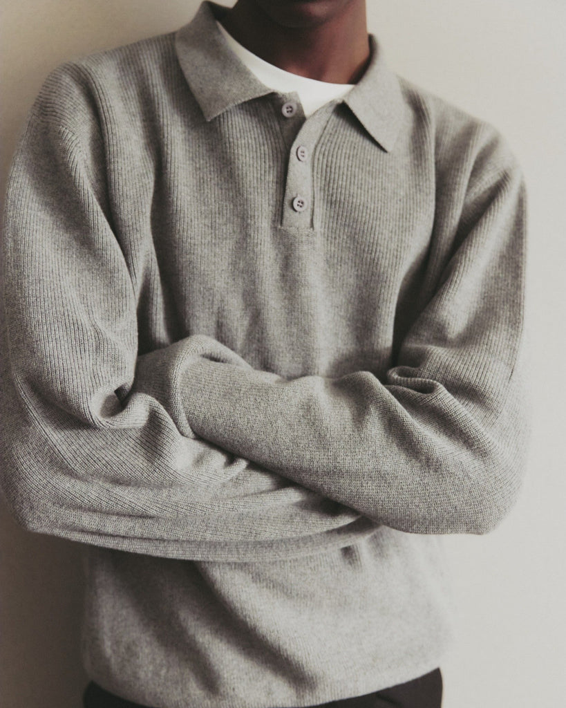 Damien Sweater in Heather Grey