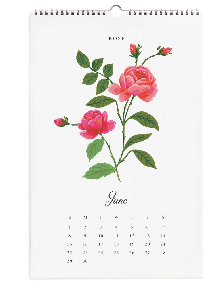 2025 Say It With Flowers Wall Calendar