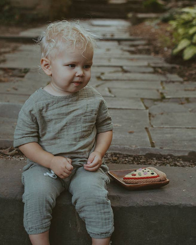 Pizza Slice Food Rattle