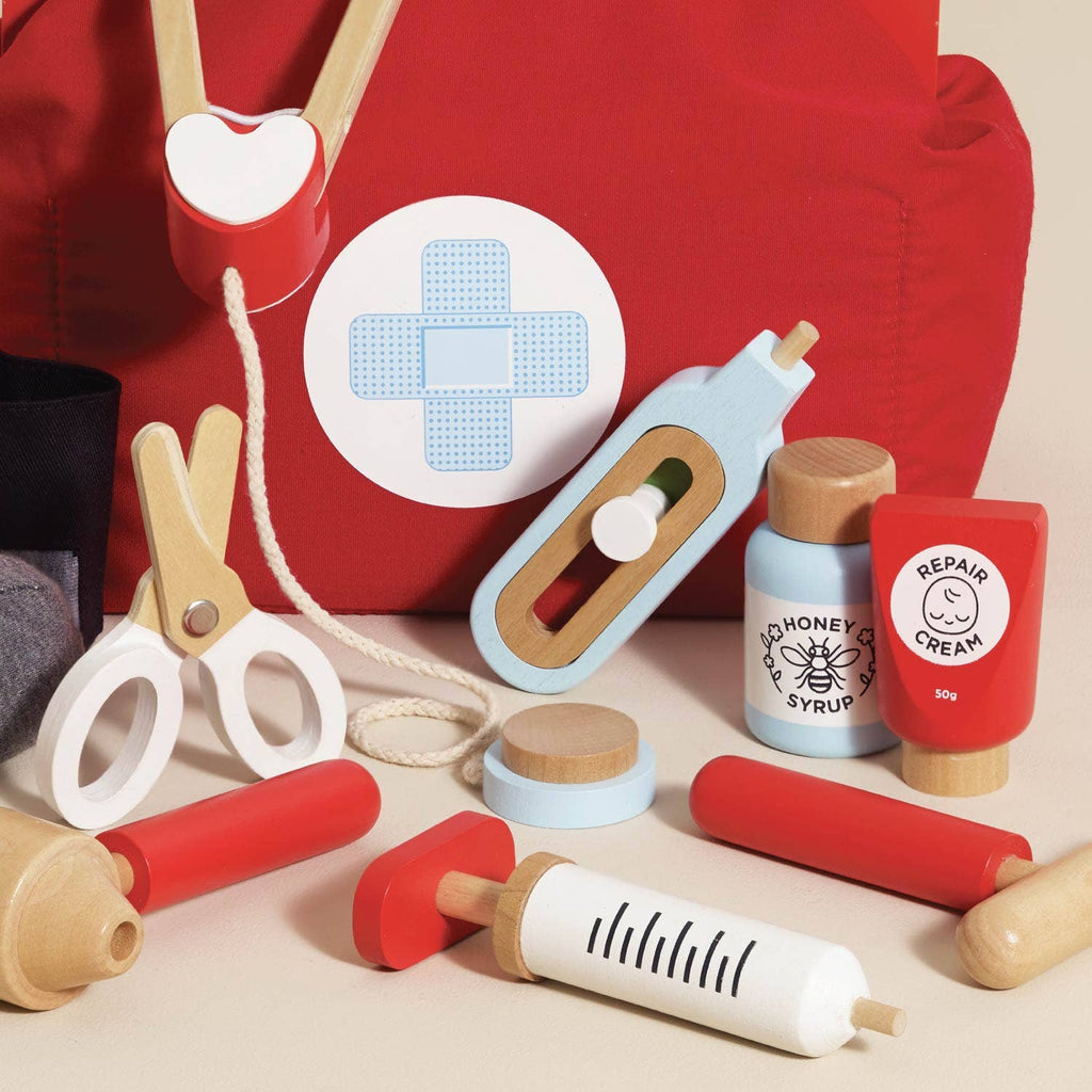 Vinatge Doctor Wooden Kit